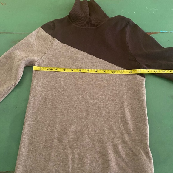 Two Tone COMMENSE Viscose Blend Soft Turtleneck Sweater. NEW Women’s Size S - Picture 6 of 10